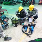 (Cũ) Máy uốn sắt cầm tay phi 16-36 UTL38S Nhật Bản - Điện 220V, 1 Pha