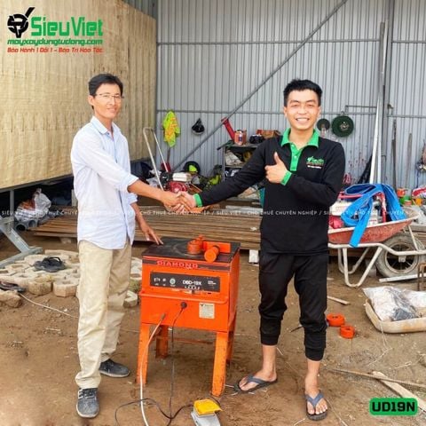 Thuê Tháng Máy uốn sắt phi 6-20mm UD19N Nhật Bản - Điện 220V, 1 Pha