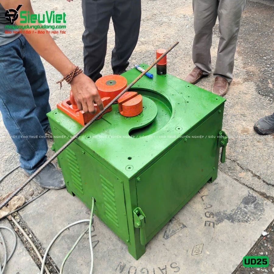 (Cũ) Máy uốn sắt phi 25 UD25 Hàn Quốc - Điện 220V, 1 Pha (Loại 2)