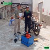 (Cũ) Máy uốn sắt phi 25 UD25 Hàn Quốc - Điện 220V, 1 Pha (Loại 3)