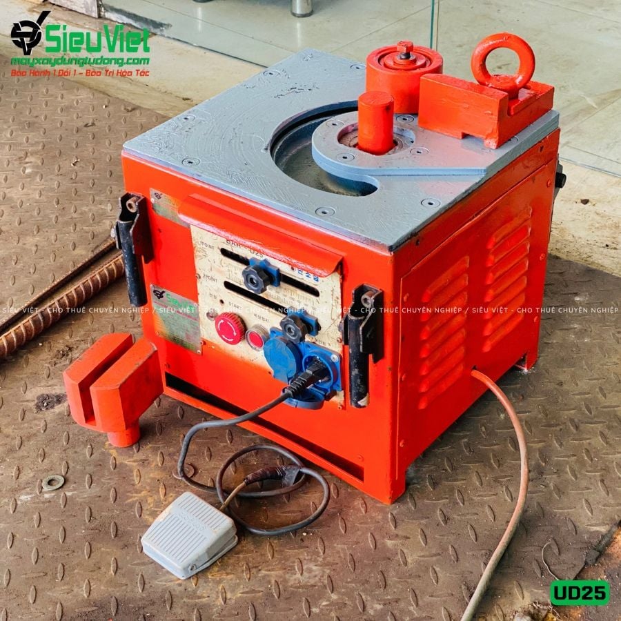 (Cũ) Máy uốn sắt phi 25 UD25 Hàn Quốc - Điện 220V, 1 Pha (Loại 2)