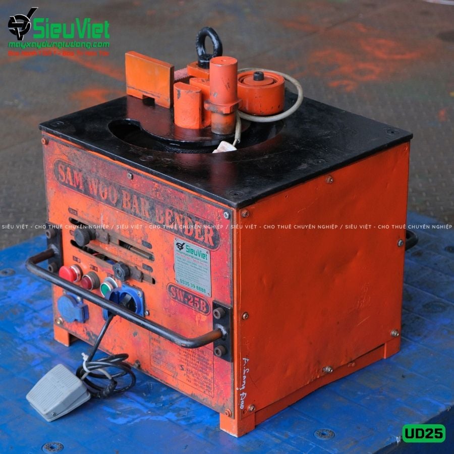 (Cũ) Máy uốn sắt phi 25 UD25 Hàn Quốc - Điện 220V, 1 Pha (Loại 2)