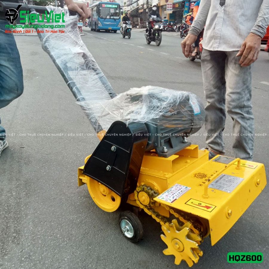 Máy băm nền bê tông HQZ600 - Điện 380v, 3 pha