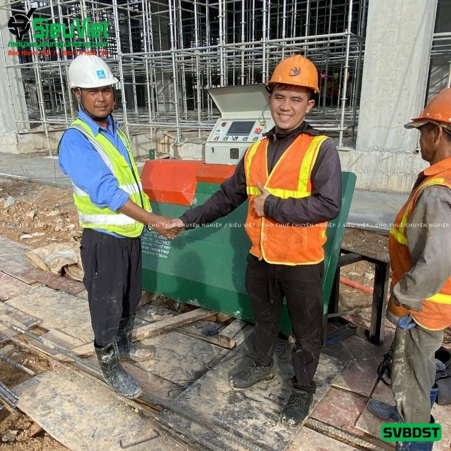 Cho thuê máy bẻ đai sắt tự động - Năng suất cao, giá tốt, giao nhanh