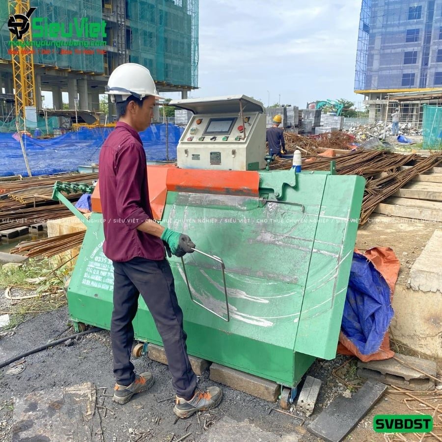 Cho thuê máy bẻ đai sắt tự động - Năng suất cao, giá tốt, giao nhanh