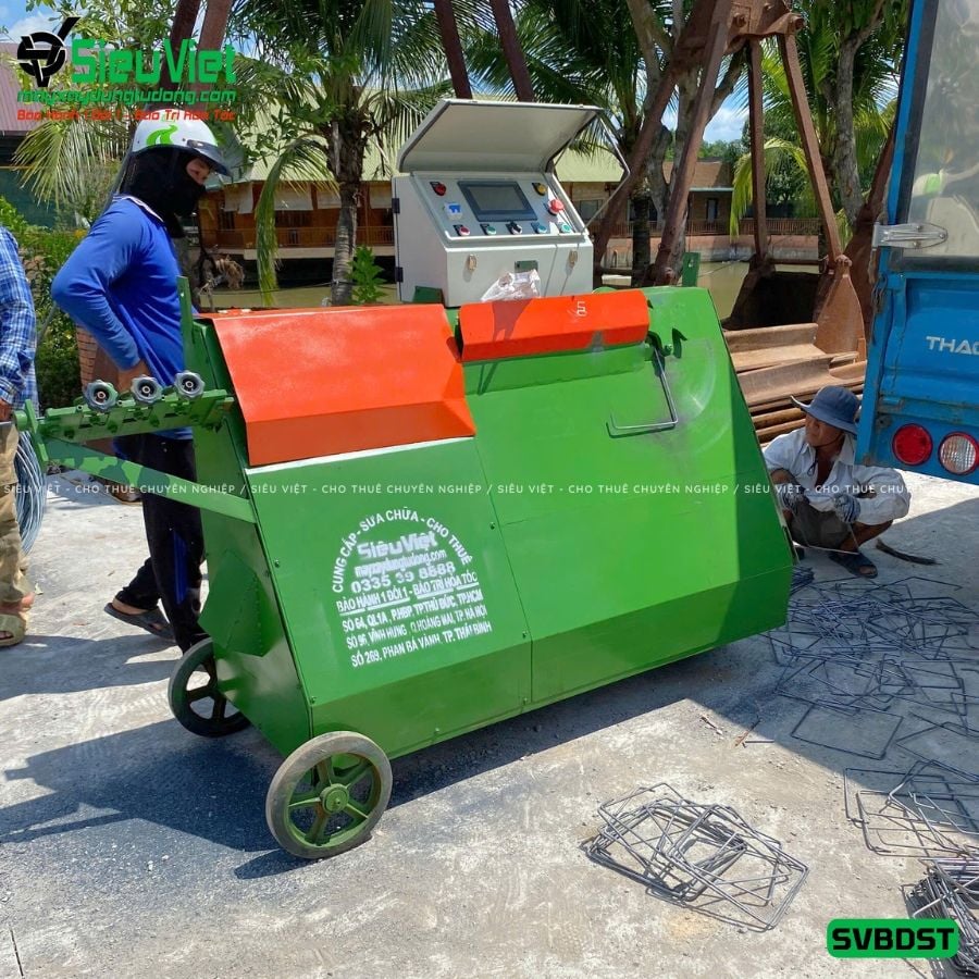 Cho thuê máy bẻ đai sắt tự động - Năng suất cao, giá tốt, giao nhanh