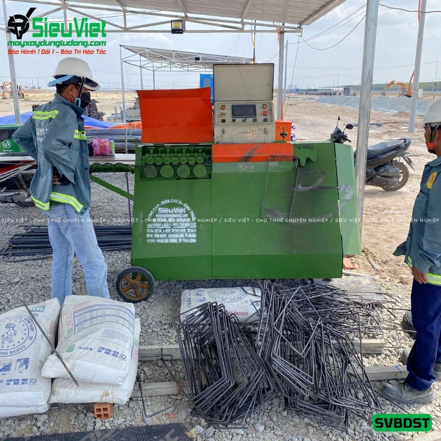 Cho thuê máy bẻ đai sắt tự động - Năng suất cao, giá tốt, giao nhanh