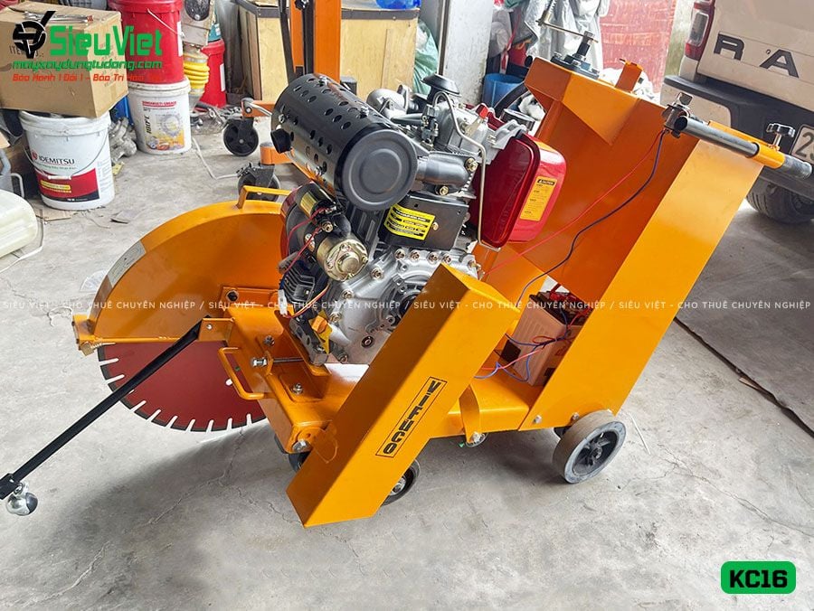 Máy cắt bê tông Vifuco KC16, động cơ Honda GX390