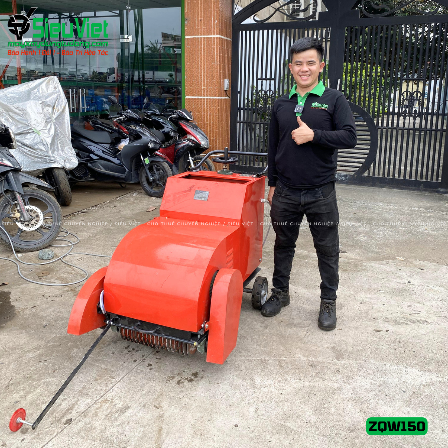Máy cắt rãnh tạo nhám bê tông ZQW150