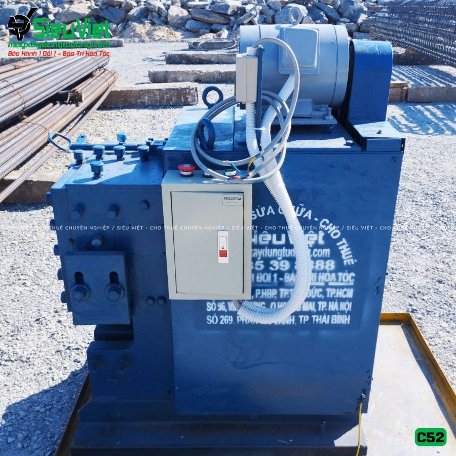 (Cũ) Máy cắt sắt C52 Nhật Bản - Điện 380v, 3 Pha (Loại 2)