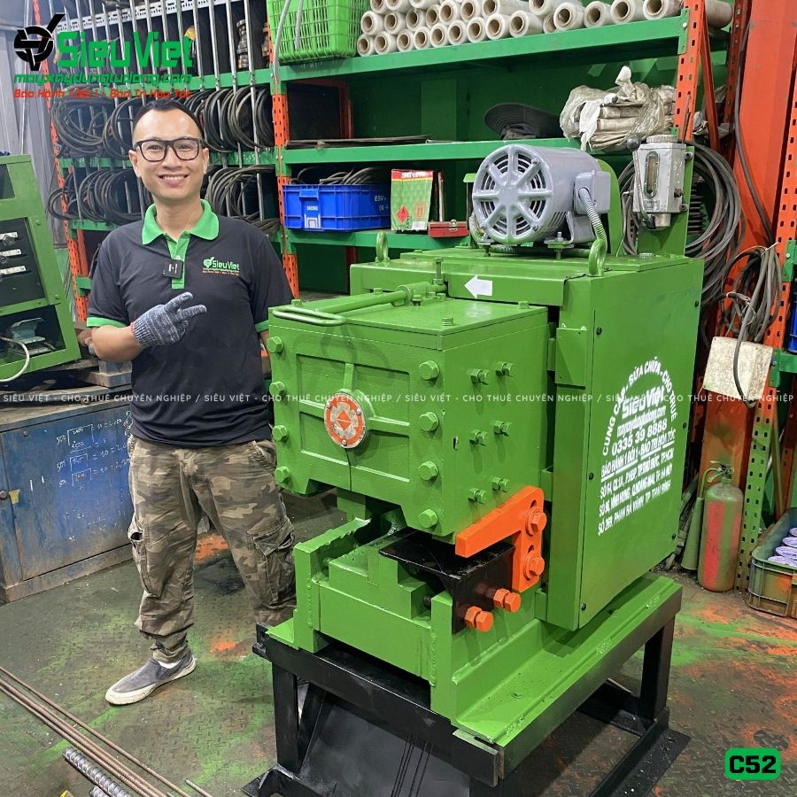 (Cũ) Máy cắt sắt C52 Nhật Bản - Điện 380v, 3 Pha (Loại 2)