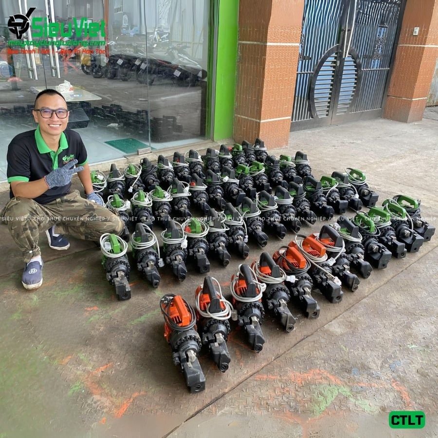 Cho thuê máy cắt sắt thuỷ lực cầm tay chất lượng - Giá tốt, giao trong ngày