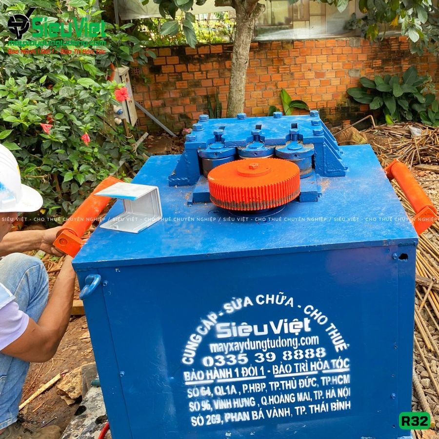 (Cũ) Máy uốn đai tròn R32 Việt Nam - Điện 380v, 3 Pha