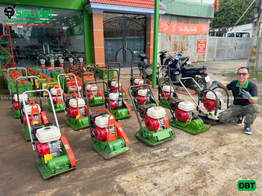 Cho thuê máy đầm bàn chất lượng, giá tốt - Sẵn kho, giao trong ngày