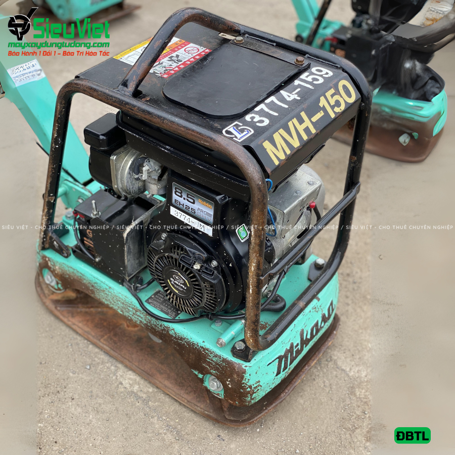 (Cũ) Máy đầm bàn thuỷ lực DBTL12 100-200kg (Xăng)