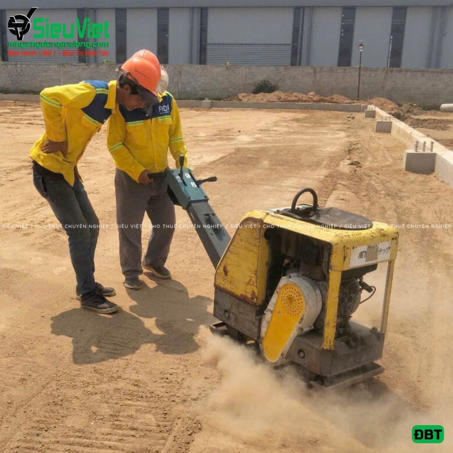 Cho thuê máy đầm bàn chất lượng, giá tốt - Sẵn kho, giao trong ngày