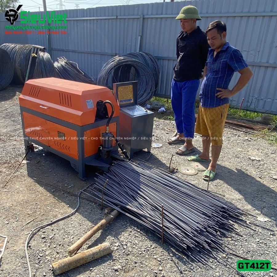 Cho thuê máy duỗi cắt sắt tự động chất lượng - Giao nhanh trong ngày