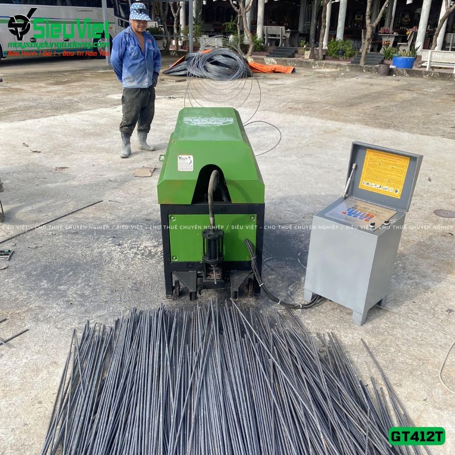 Cho thuê máy duỗi cắt sắt tự động chất lượng - Giao nhanh trong ngày