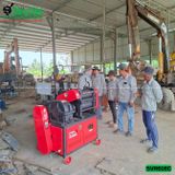 Máy duỗi sắt phế liệu, sắt rối phi 6 > 16mm SVR616C (Điện 380V, 3 Pha)