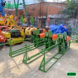 Máy duỗi sắt tự cắt GT25C, máng dài 4m5 (Điện 220v, Dân dụng)