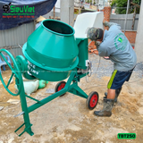 Máy trộn bê tông 250L TBT250 (Chưa mô tơ) - Điện 220V, Dân dụng