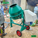 Máy trộn bê tông 250L TBT250 (Chưa mô tơ) - Điện 220V, Dân dụng