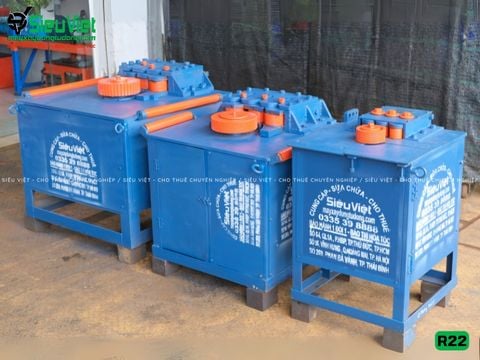 Thuê Tháng Máy uốn tròn sắt phi 10-22mm R22 Nhật Bản - Điện 380V, 3 Pha