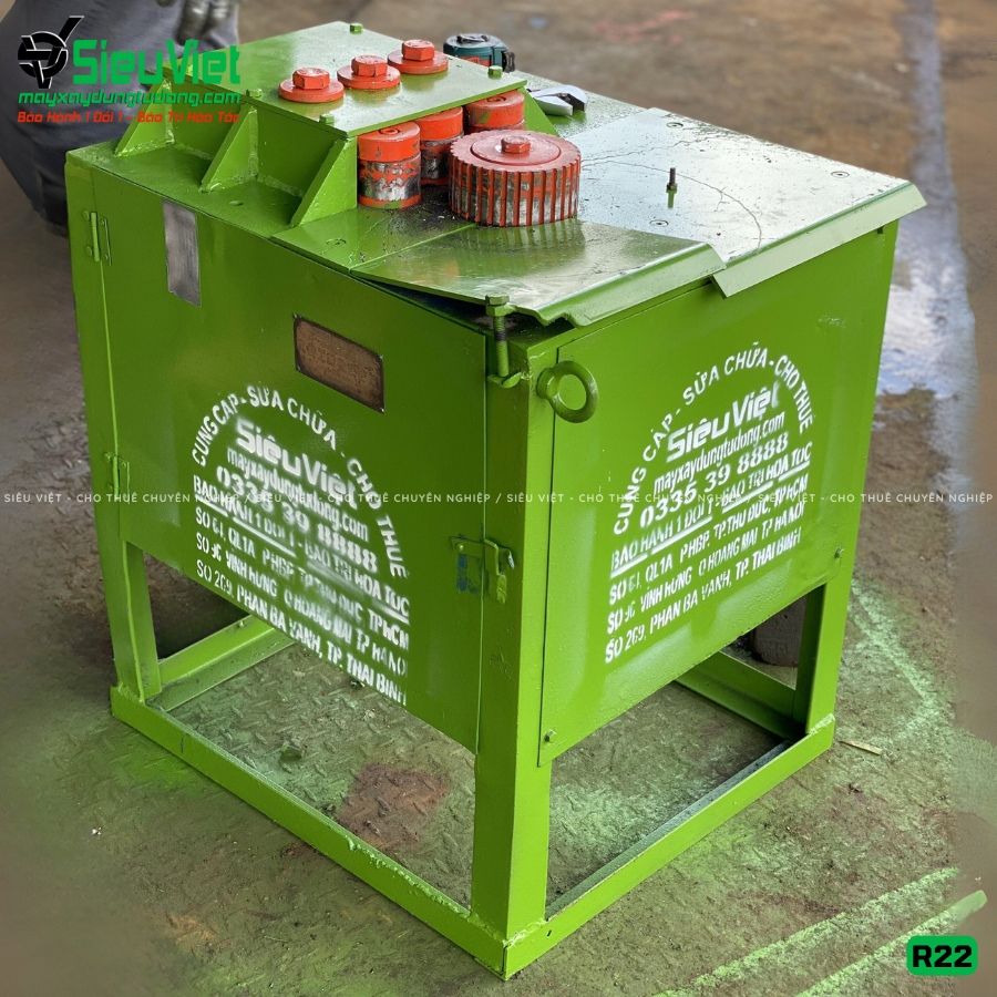Thuê Tháng Máy uốn tròn sắt phi 10-20 R22 - Điện 380V, 3 Pha