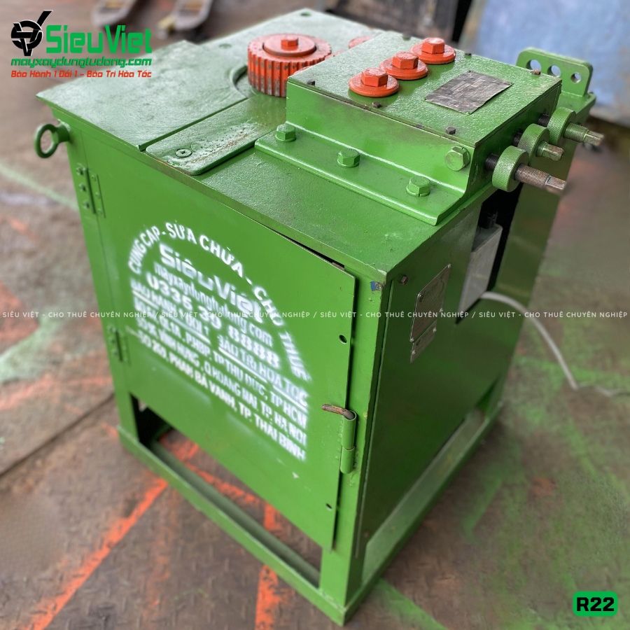 Thuê Tháng Máy uốn tròn sắt phi 10-20 R22 - Điện 380V, 3 Pha