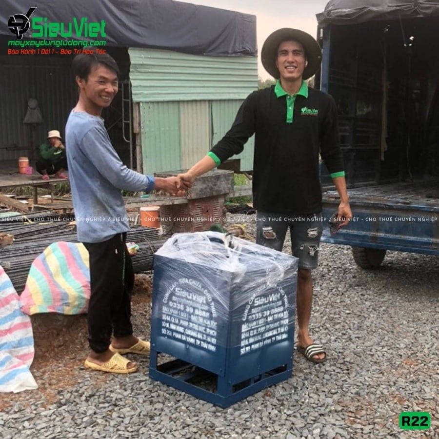 (Cũ) Máy uốn thép tròn R22 Nhật Bản - Điện 380v, 3 Pha