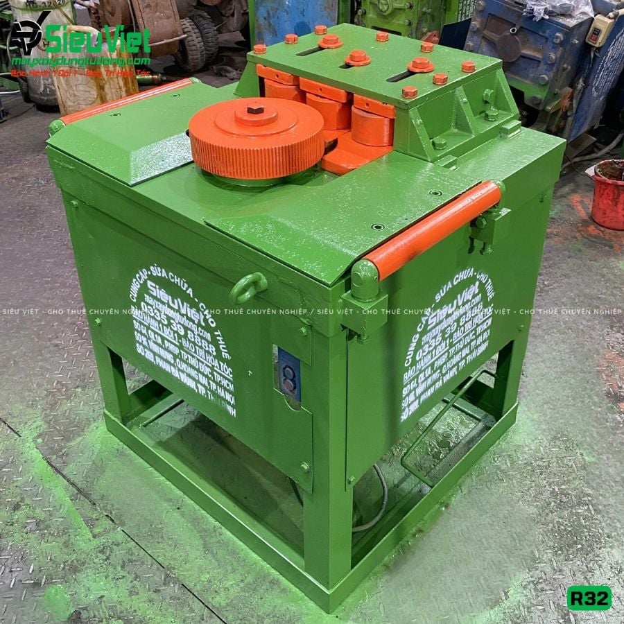 (Cũ) Máy uốn sắt tròn R32 Nhật Bản - Điện 380v, 3 Pha