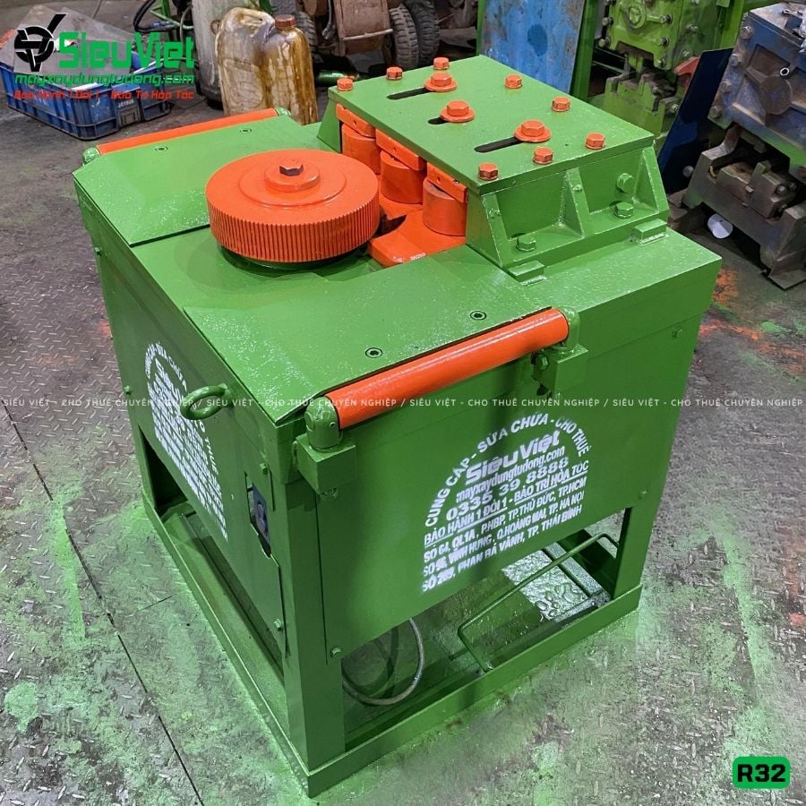 (Cũ) Máy uốn sắt tròn R32 Nhật Bản - Điện 380v, 3 Pha