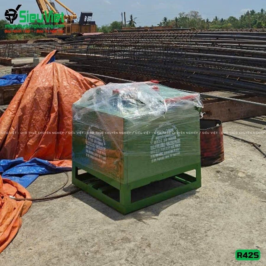 (Cũ) Máy uốn đai tròn R42S Việt Nam - Điện 380v, 3 Pha