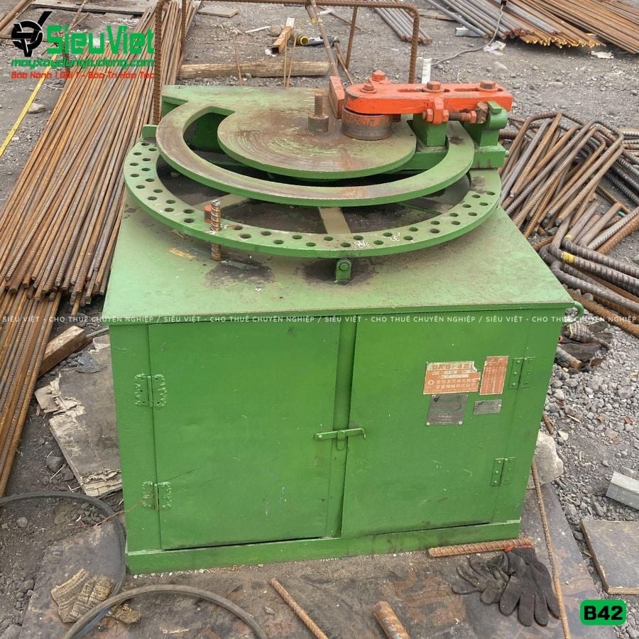 Thuê Tháng Máy uốn sắt phi 10-36mm B42 Nhật Bản - Điện 380V, 3 Pha