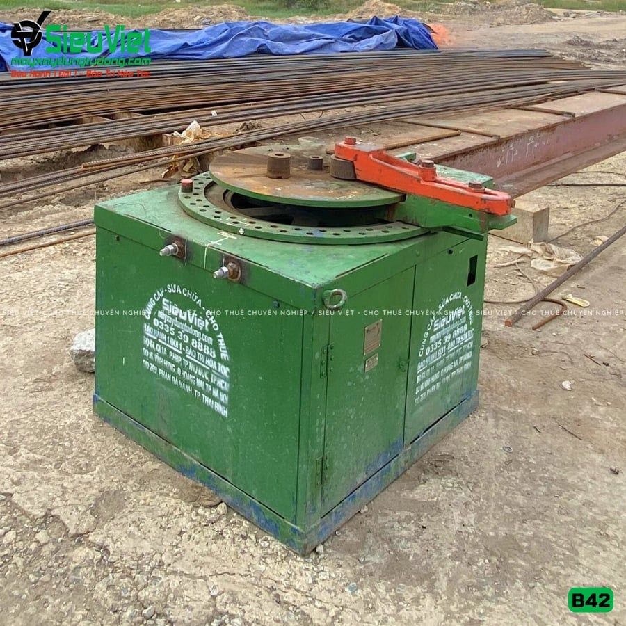 Thuê Tháng Máy uốn sắt phi 10-36mm B42 Nhật Bản - Điện 380V, 3 Pha