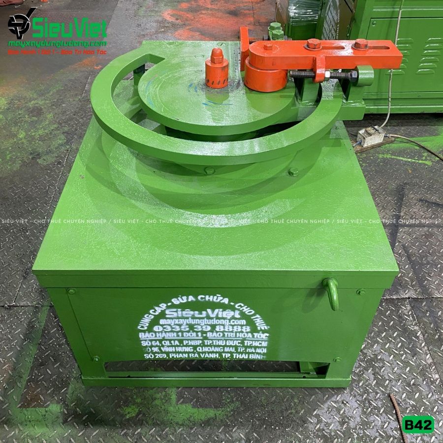 Thuê Tháng Máy uốn sắt phi 10-36mm B42 Nhật Bản - Điện 380V, 3 Pha