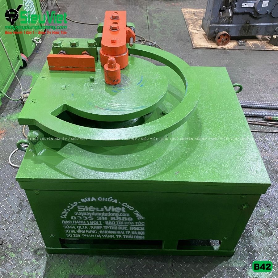 Thuê Tháng Máy uốn sắt phi 10-36mm B42 Nhật Bản - Điện 380V, 3 Pha