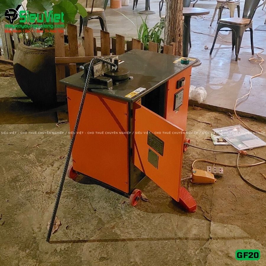 Máy uốn đai sắt GF20 Trung Quốc - Điện 380v, 3 pha