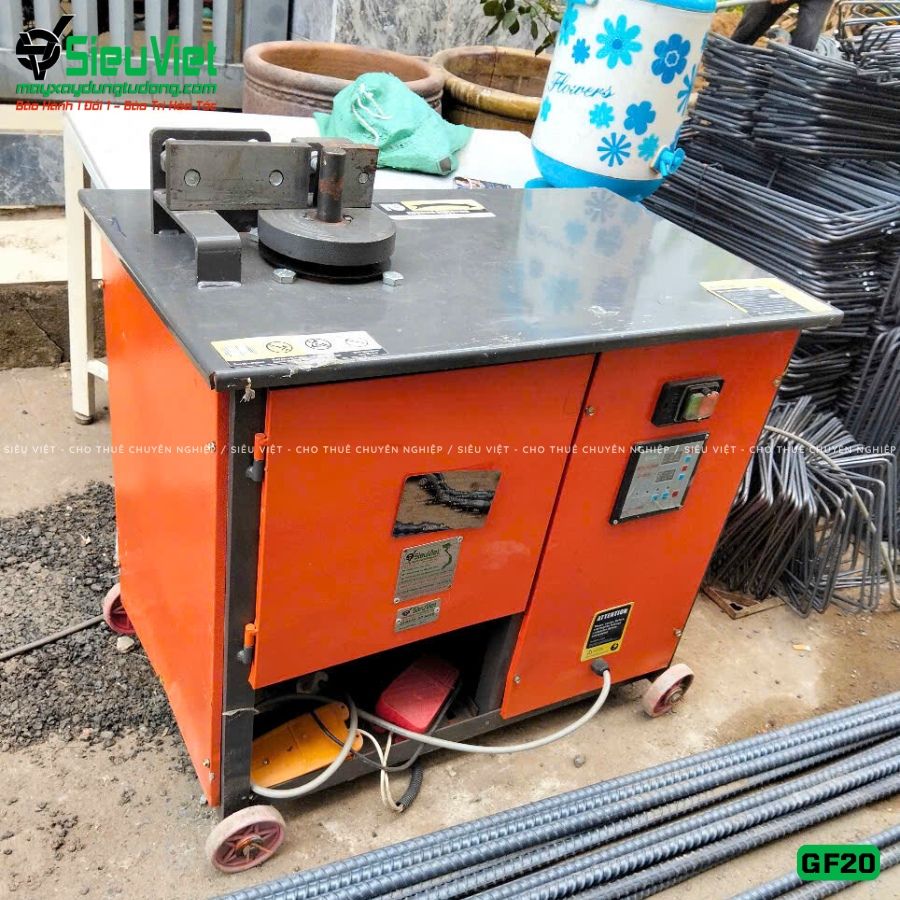 Máy uốn đai sắt GF20 Trung Quốc - Điện 220v, dân dụng