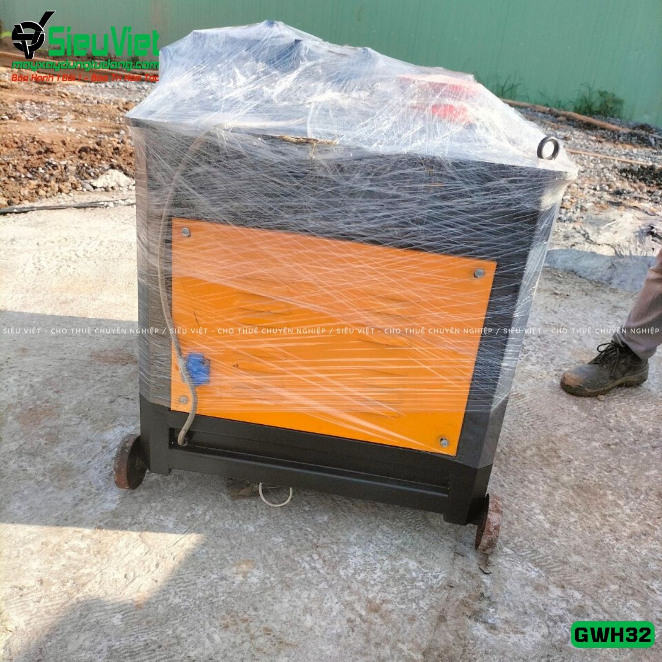 Thuê Tháng Máy uốn tròn sắt phi 10-25 GWH32 - Điện 380v, 3 Pha