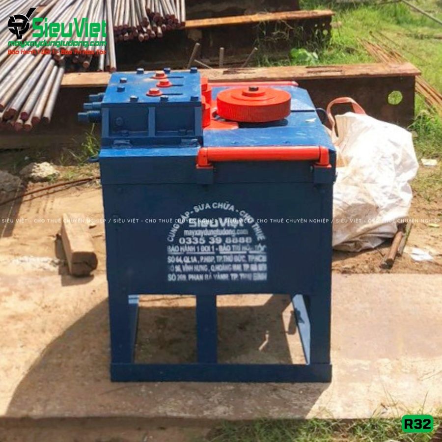 Thuê Tháng Máy uốn tròn sắt phi 12-32mm R32, R32S Nhật Bản (Điện 380V, 3 Pha)