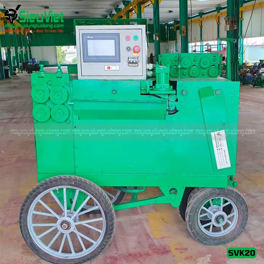 (Cho Thuê Tháng) Máy bẻ đai sắt phi 6-8mm SVK20 Việt Nam - Điện 220V, 1 Pha