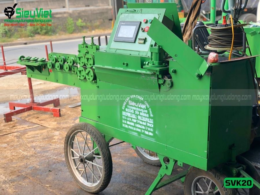 Máy bẻ đai sắt tự động SVK20 (Điện 220v - Dân dụng)