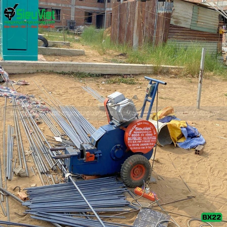 (Cũ) Máy cắt sắt bánh xe phi 22 BX22 Hàn Quốc - Điện 220v, 1 Pha