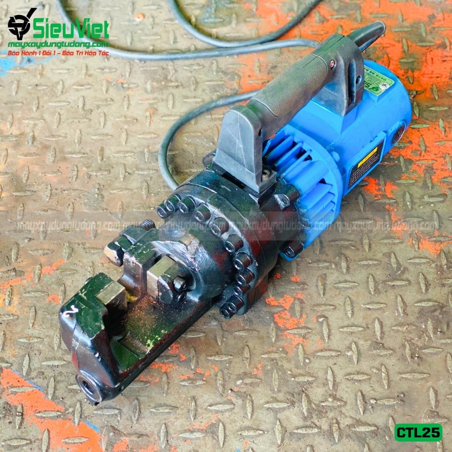 (Cho Thuê Ngày) Máy cắt sắt cầm tay phi 6-25 CTL25 Hàn Quốc - Điện 220V, 1 Pha