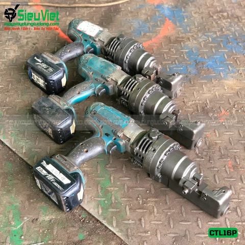 (Cũ) Máy cắt sắt thuỷ lực cầm tay phi 16 HCC16BL - Dùng Pin