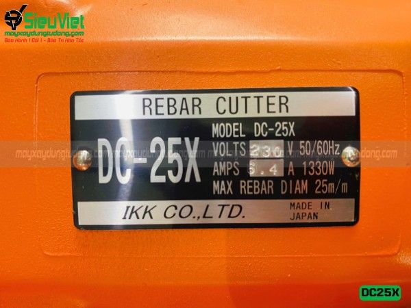 Máy cắt thép thủy lực DC-25X Diamond Nhật Bản