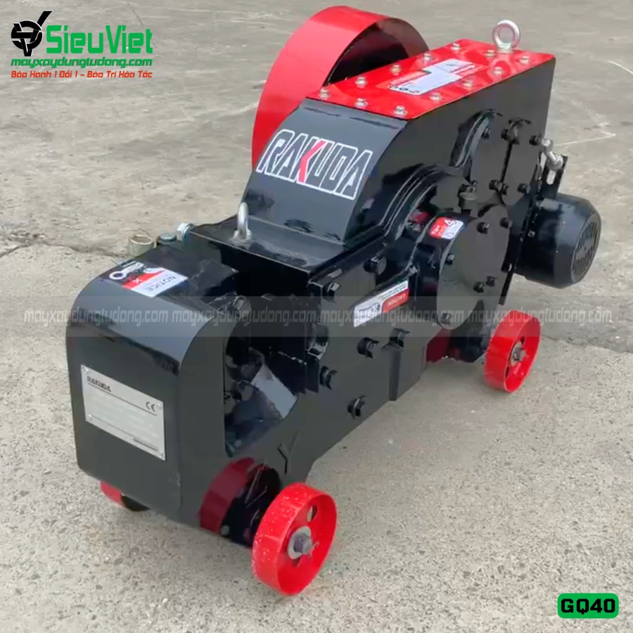 (Cho Thuê Tháng) Máy cắt sắt phi 10-28 GQ40 Trung Quốc - Điện 380V, 3 Pha