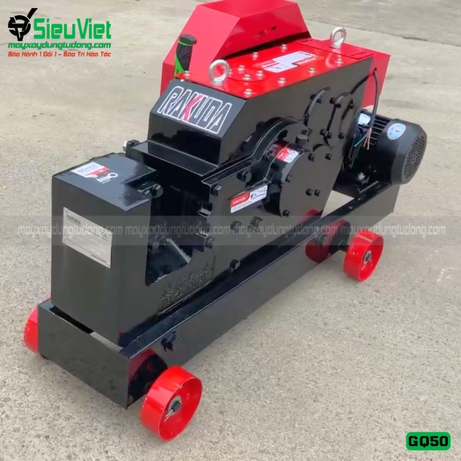 (Cho Thuê Tháng) Máy cắt sắt phi 10-36 GQ50 Trung Quốc - Điện 380V, 3 Pha