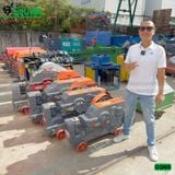 (Cho Thuê Tháng) Máy cắt sắt phi 10-42 GQ60 Trung Quốc - Điện 380V, 3 Pha